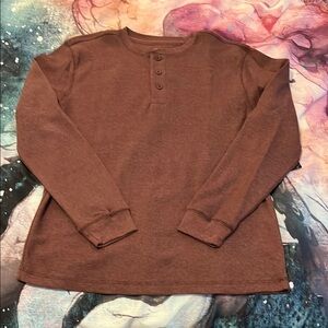Long Sleeve Henley Shirt
